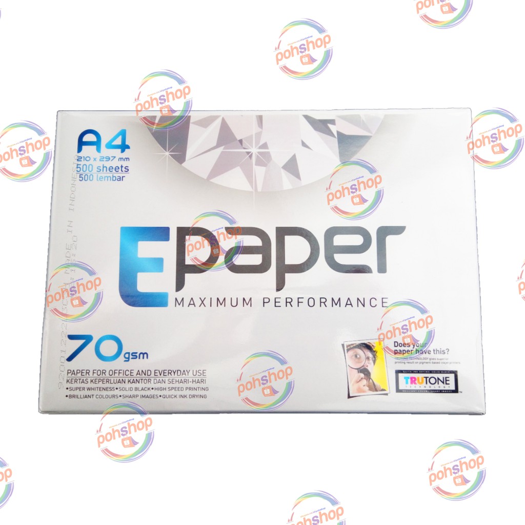 

E-Paper HVS A4/70gsm 500s