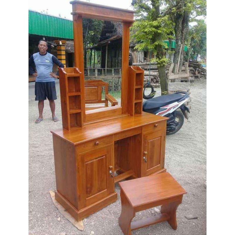 meja rias custom,mebel jepara,furniture