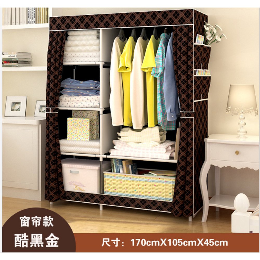 LEMARI PAKAIAN - LEMARI PORTABLE - LEMARI BAJU KAIN PORTABLE Termurah