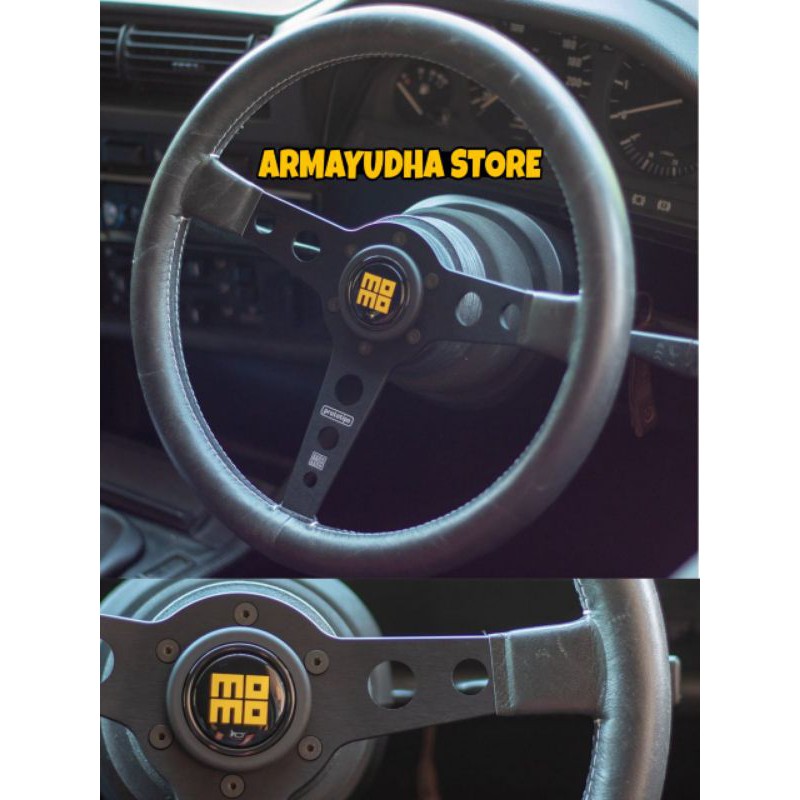 stir racing momo prototipo heritage black steering wheel