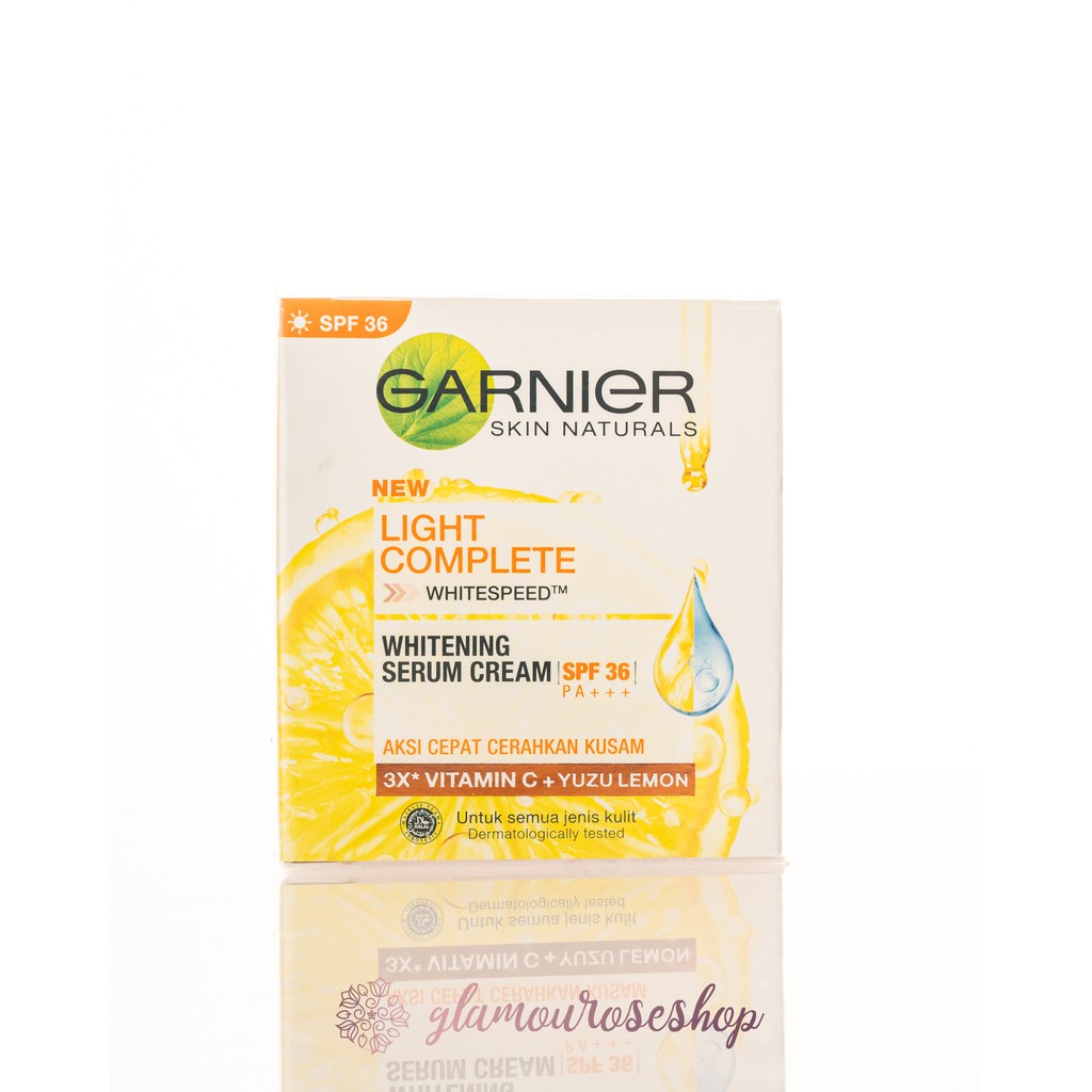 ❤️Glamouroseshop❤️ Garnier Light Complete Bright Complete With YUZU Whitening Serum DAY CREAM 50ml