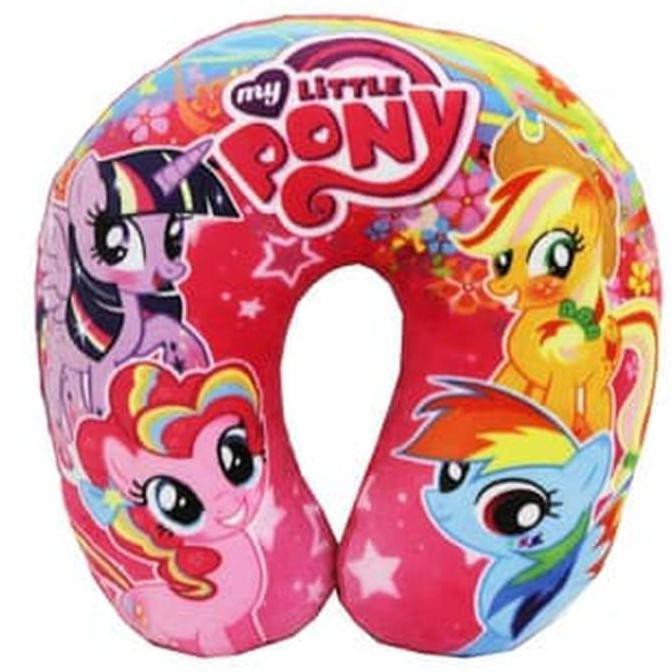 Kuda Pony Tas Trolley Anak My Little Pony 4In1 Set 6 Roda + Bantal+Topi Cantik Little Pony