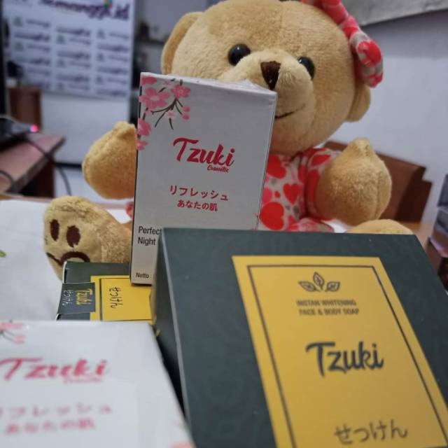 1 Paket Sabun dan Cream Tzuki , Sabun Tzuki ,  Cream Tzuki , Sabun Tzuki Original , Bayar di Tempat