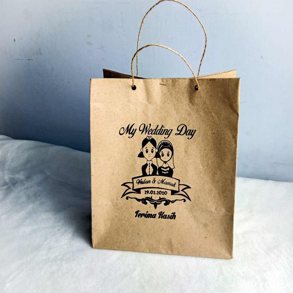 

Souvenir Pernikahan| Kelahiran 2021 Paperbag Custom SERBAGUNA