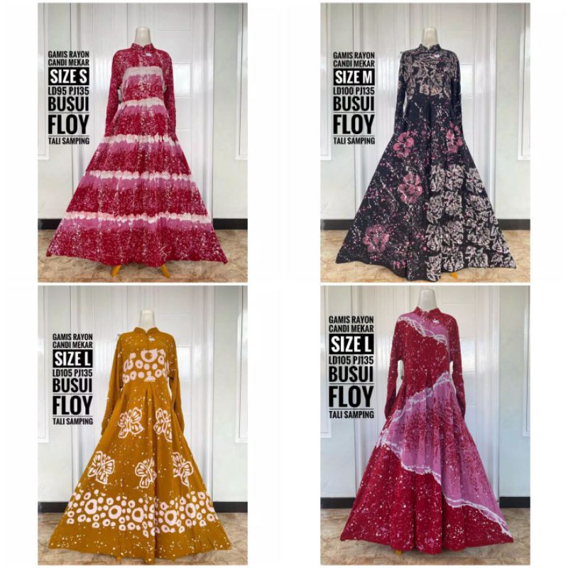 Gamis Rayon Candi Mekar