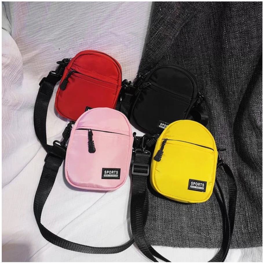 PA JAKARTA ] FEMY- Tas Selempang Wanita Mini Sport Sporty Swag Sling bag Tas Slempang TF009 - BE