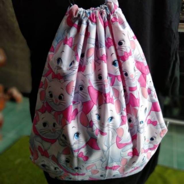 TAS RANSEL SERUT MOTIF / DRAWSTRING BAG / RANSEL MOTIF