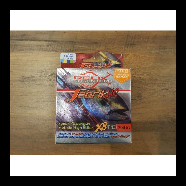 BARU SENAR PE JABRIK HS RELIX NUSANTARA PE #0.8 ALAT PANCING TERUPDATE AL8