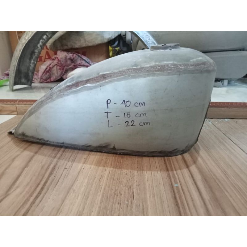 tangki sporter cembung polos brastyle scramber copper bobber