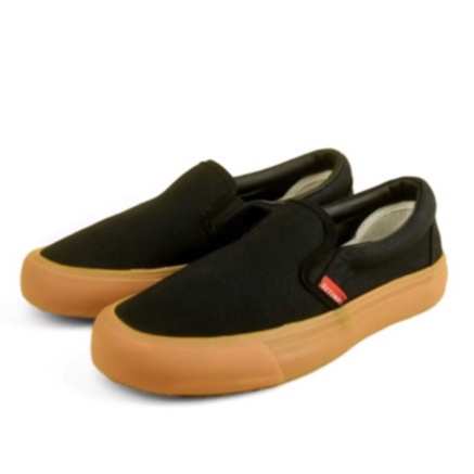 GE Lite #2 Black Gum- Sepatu slip On Getzke Original Sneakers-2