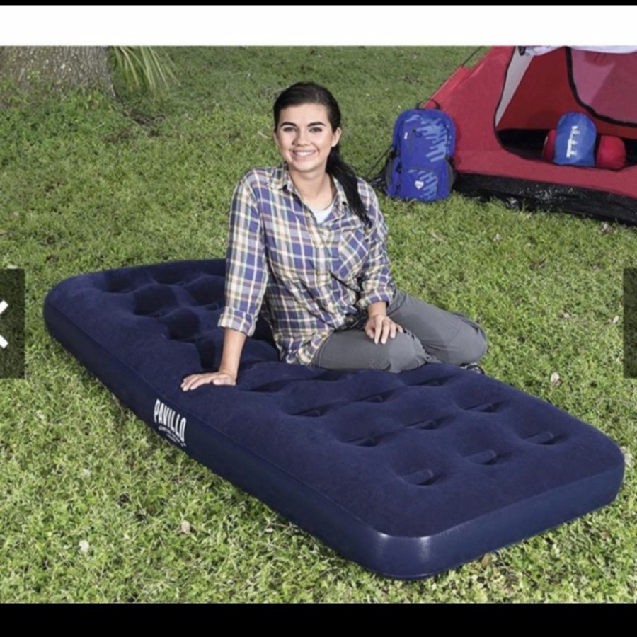 Kasur angin single bestway lipat portable air bed matras tidur rumah