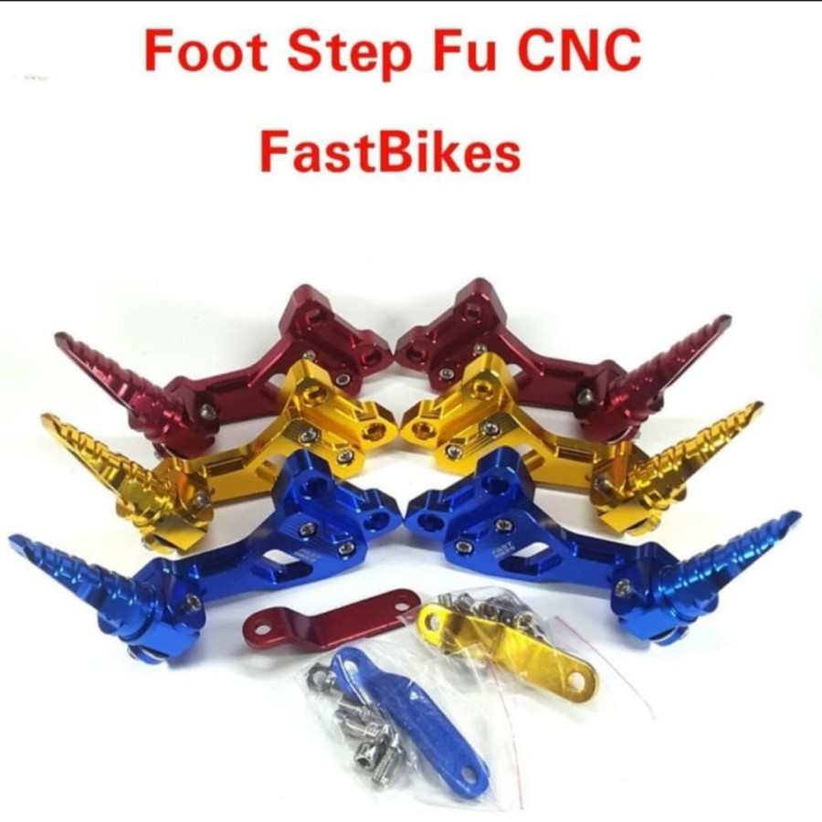 FOOTSTEP GANTUNG BELAKANG SATRIA FU FASTBIKES FULL CNC