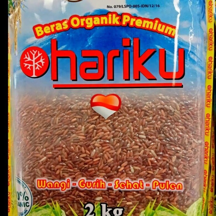 

gr011ttr Beras Merah Organik Hariku 2 Kg Sv012Ss