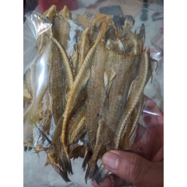 

Ikan Asin Lomek Belah Dua/Lumi Lumi tipis isi 100gram