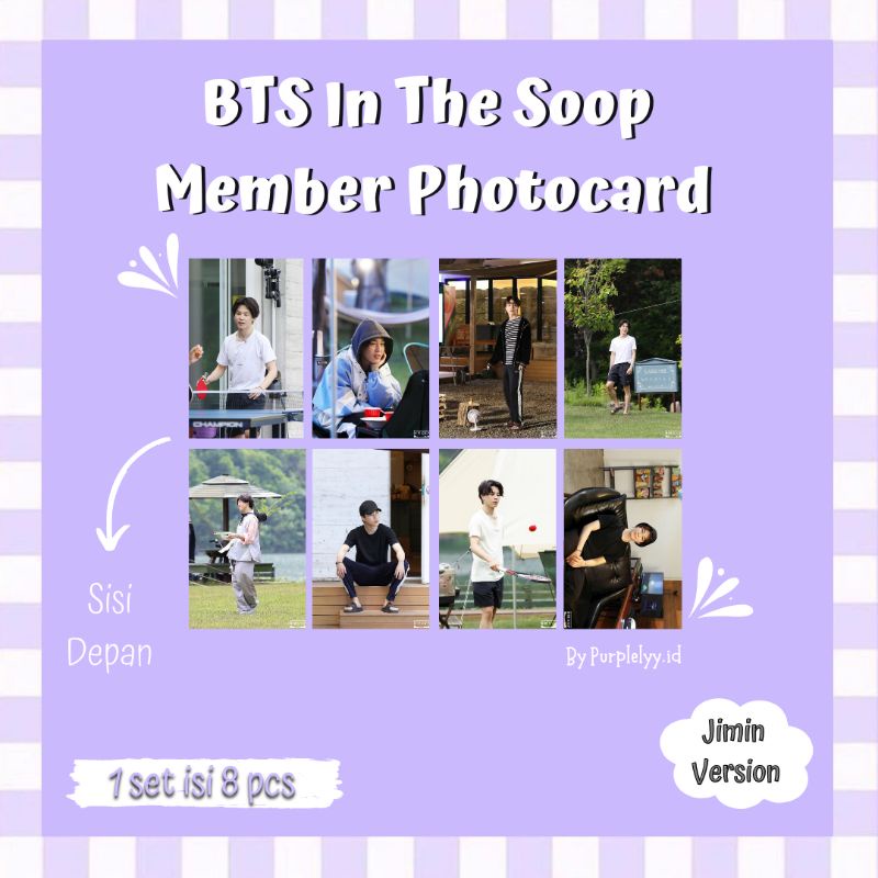 Photocard set BTS In The Soop - Jimin Version (+freebies)