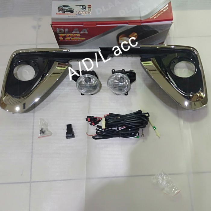 foglamp bemper BUMPER lampu SOROT kabut toyota all new fortuner / VRZ 2016 - 2021 dlaa