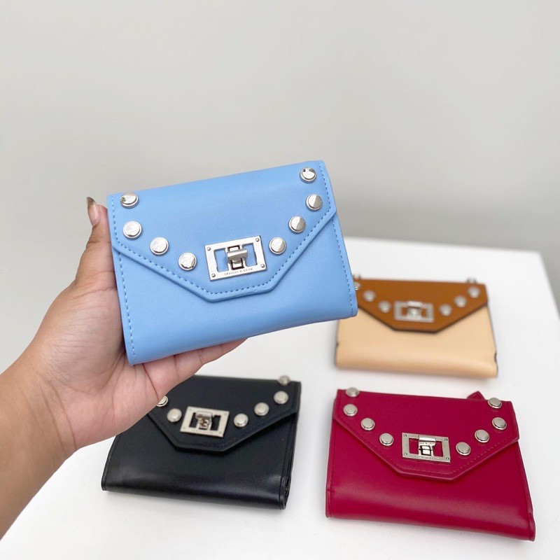 Studded Small Wallet