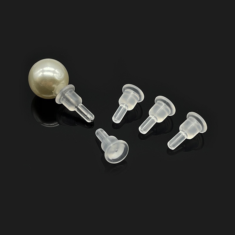 10pcs Karet Silikon Hypoallergenic Untuk Membuat Perhiasan Anting DIY