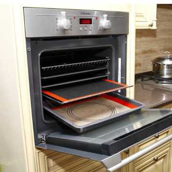 Alas Masak Silicone Non-stick Oven Baking Tray Mat /Alas Oven Anti Lengket Alas Oven Silicon Silikon Alas Oven Kompor / Alas Masak Silikon Alas Masak Non Stick Alas Masak Cake Oven Baking Tray Mt Silicone Murah / Baking Mat Silicone Oven Sedang Alas Masak
