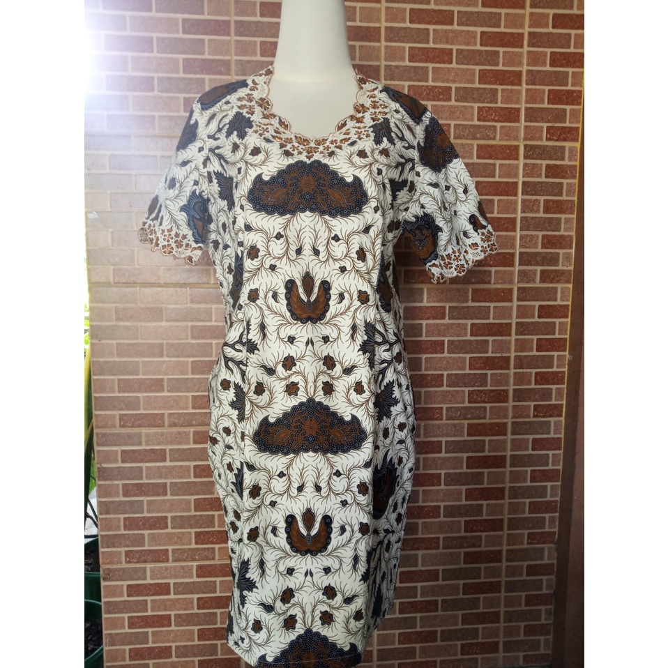 Preloved Dress Batik Tulis Payet