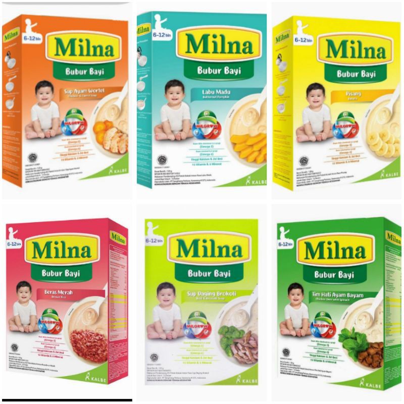 Milna Bubur Bayi 6-12 Bulan || Bubur Bayi Instan
