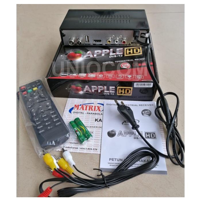 Set Top Box TV Digital DVBT2 DVB T2 MATRIX APPLE HD