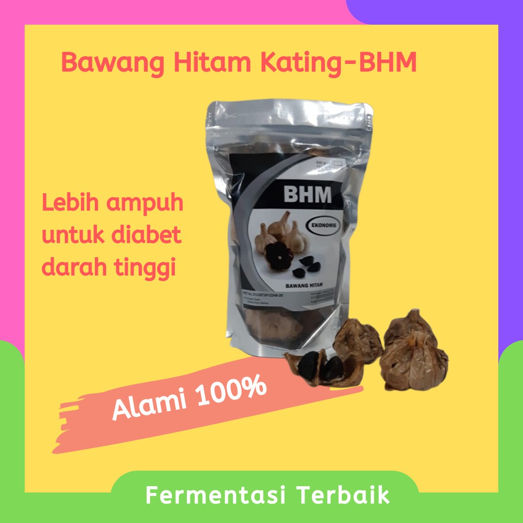 

BLACK GARLIC BAWANG PUTIH HITAM KATING BHM 150g KUALITAS SUPER