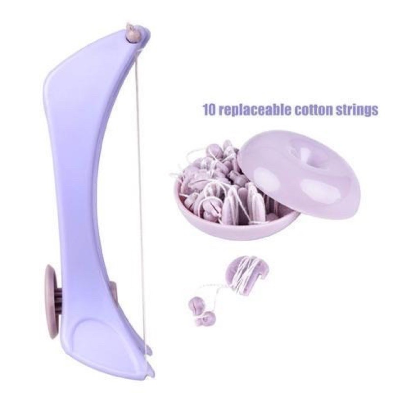 sildne facial hair threading and removal system