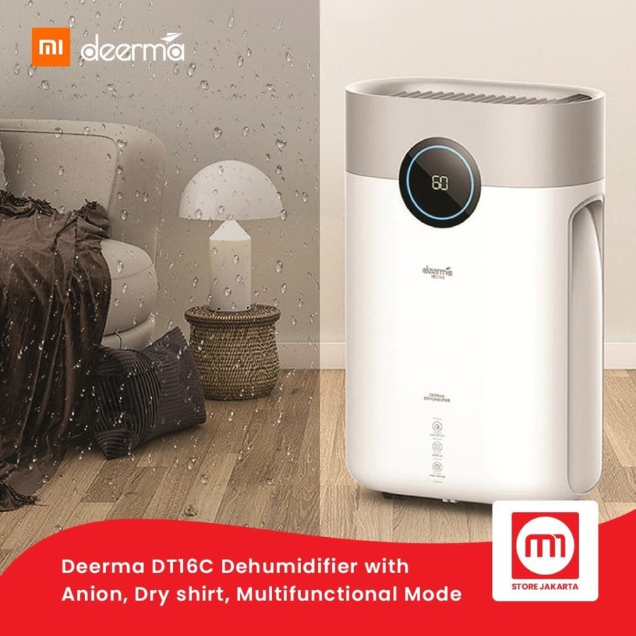 Deerma DT16C Dehumidifier with Anion, Dry shirt, Multifunctional Mode