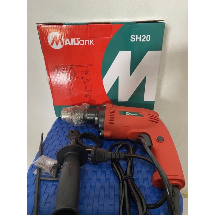 MAILTANK SH 20 IMPACT DRILL BOR 13 MM DENGAN 2 FUNGSI IMPACT DAN DRILL