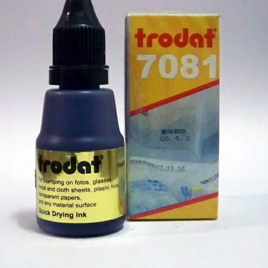 

Spesial Produk Tinta untuk plastik, kaca, keramik, Permanen / Premium / Tahan Air Trodat 7081 ...