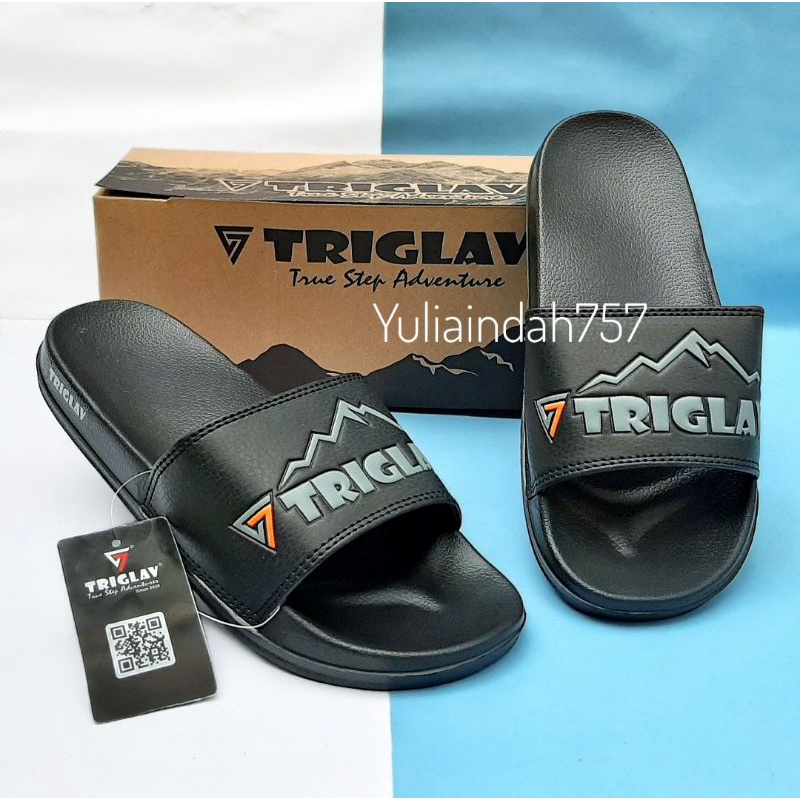 Sandal Triglav Original - Sandal Slip Slop Triglav - Sandal Outdoor Pria - Sandal Slip On Pria