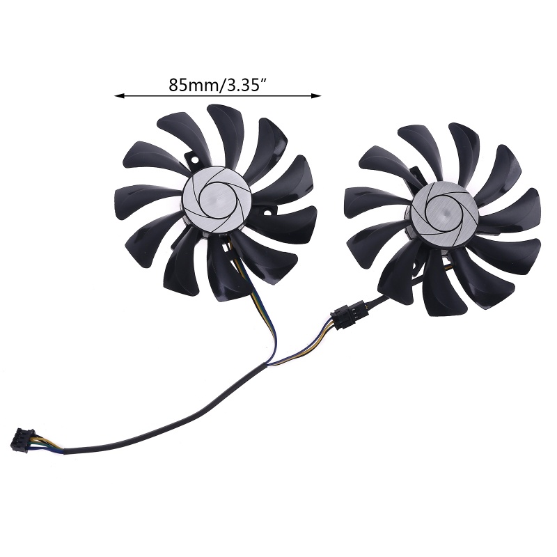 Bt 1pasang 85mm HA9010H12F-Z 4Pin Cooler Fan Pengganti Untuk MSI GTX 1060oc 6G GTX 960 P106-100 P106 GTX1060 GTX960