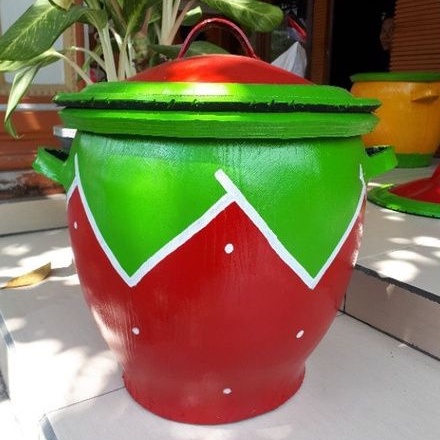 Bak Sampah Ban Bekas / Tempat Sampah Karet Ban Bekas