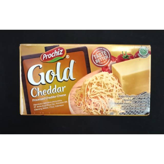 

Keju Prochiz Gold / Keju Cheddar Prochiz Kemasan 165 gram