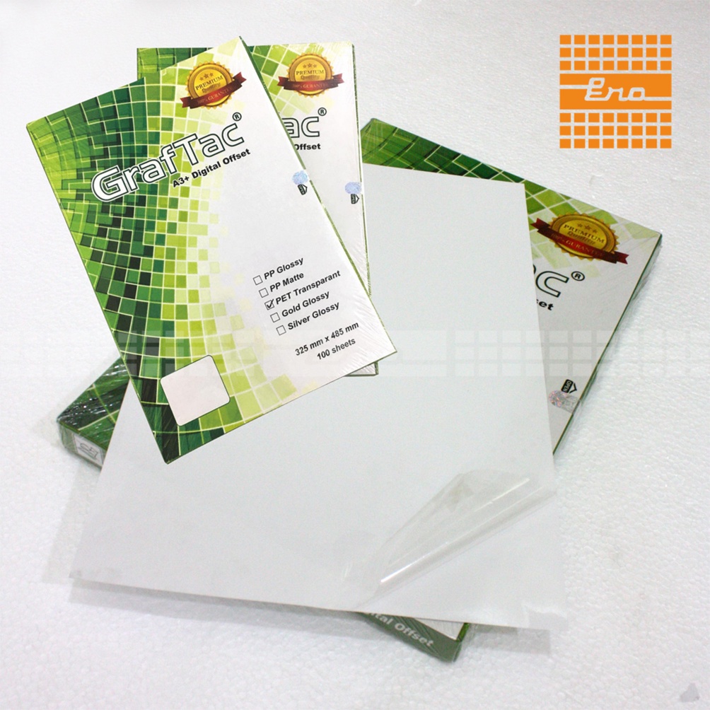 

STIKER A3+ DIGITAL PRINTING TRANSPARAN " GRAFTAC