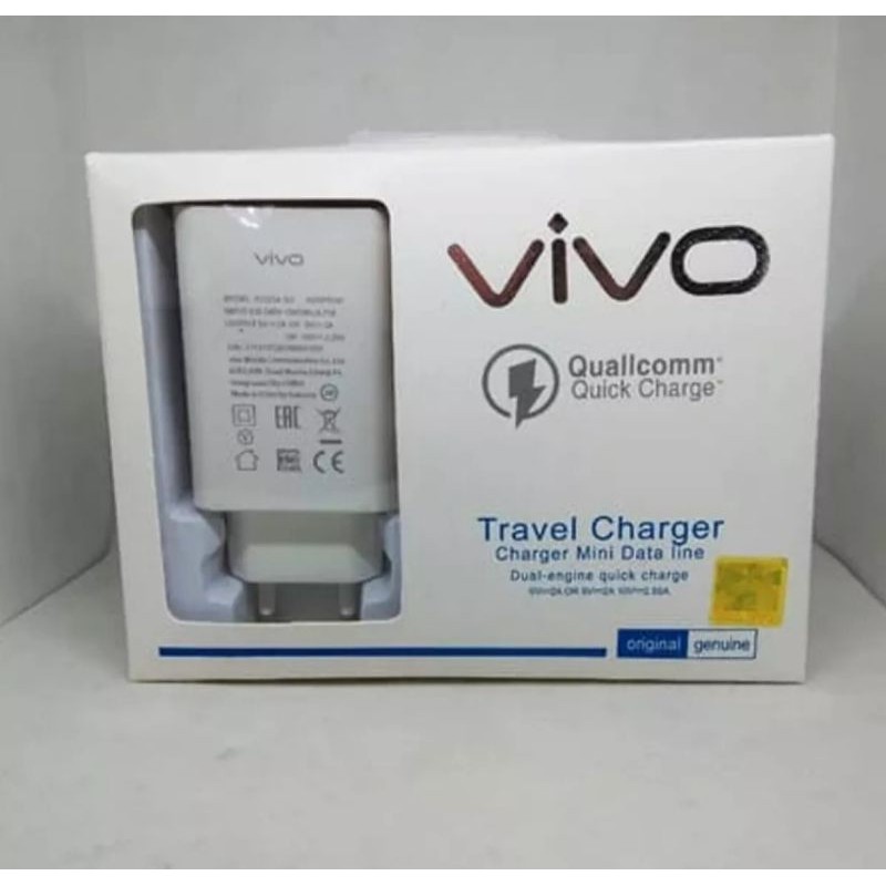 CHARGER VIVO FAST CHARGING ORIGINAL SUPPORT MICRO USB QUALCOMM