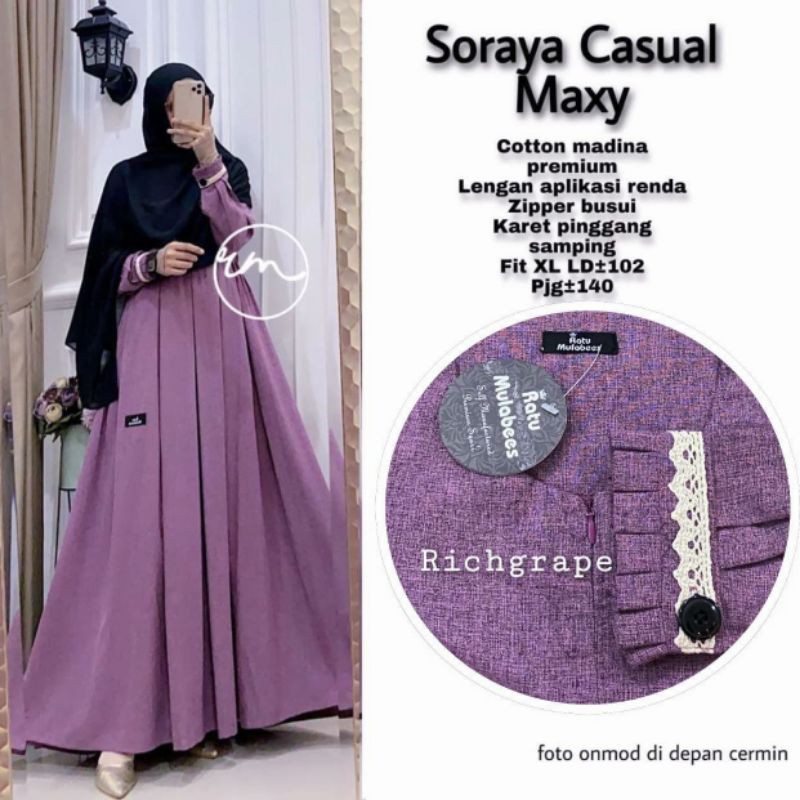 *Best Seller* Soraya Maxy by Ratu Mulabes