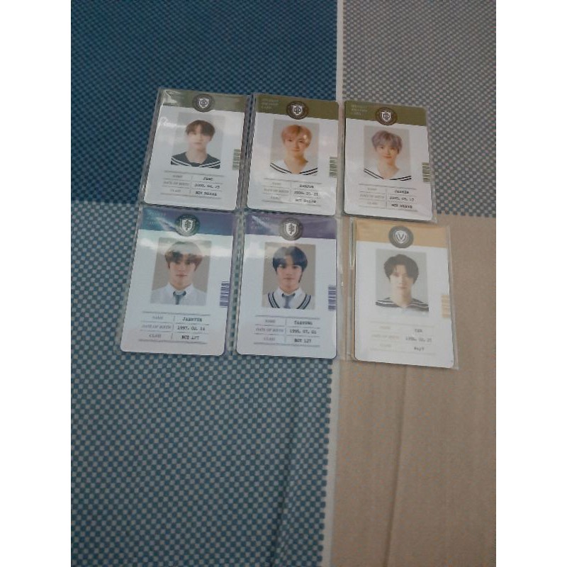 [baca desc] jaehyun jaemin jeno renjun taeyong ten id card b2s kit nct dream 127 wayv pc photocard