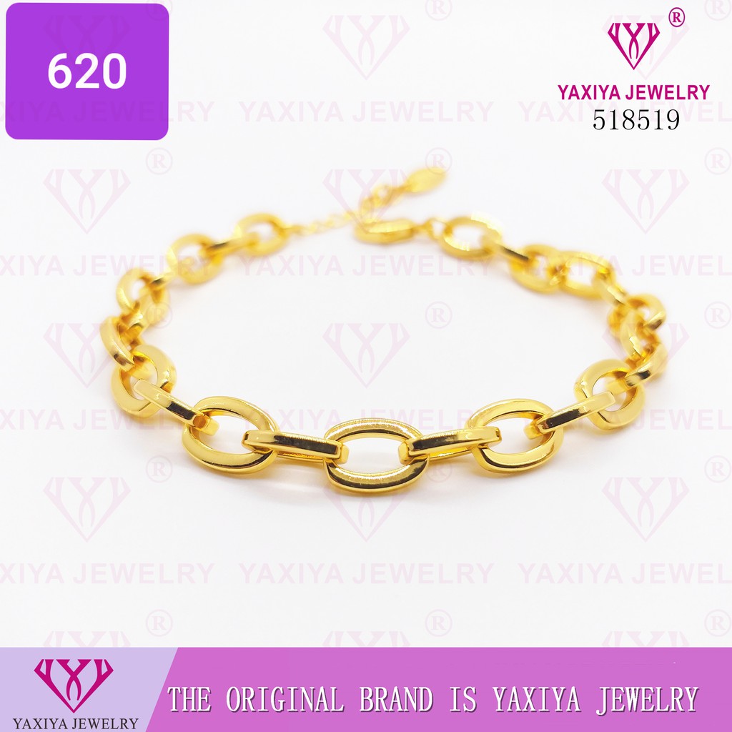 

Gelang Rantai Dewasa Perhiasan Imitasi Yaxiya Jewelry 620