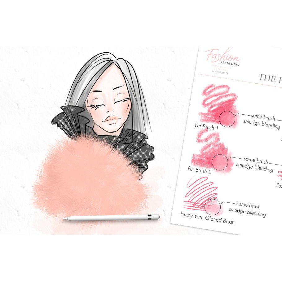 Procreate Brush - Procreate Fashion Illustration Set