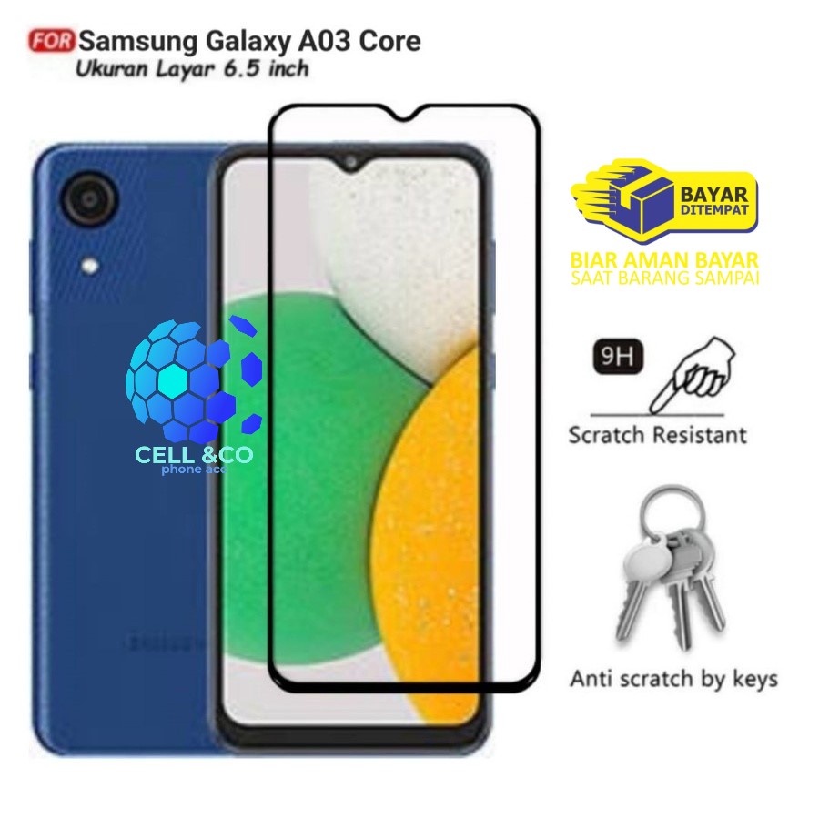 NEW SAMSUNG A03 CORE Tempered Glass Full HD Anti Gores Premium Screen Protector Pelindung Layar Kaca SAMSUNG GALAXY A03 CORE