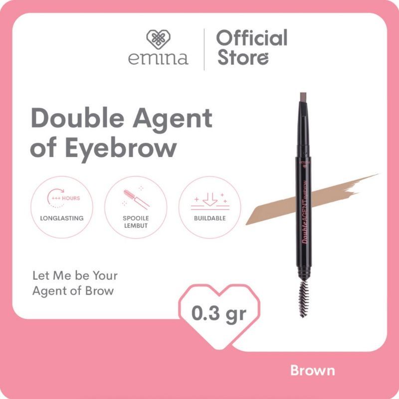 EMINA Double Agent EyeBrow 0.25g