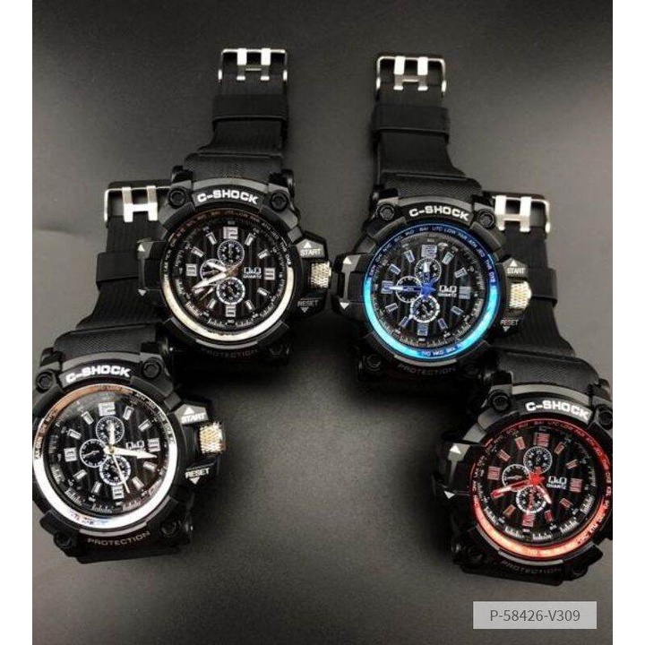 jam tangan pria C shock (strap Rubber)