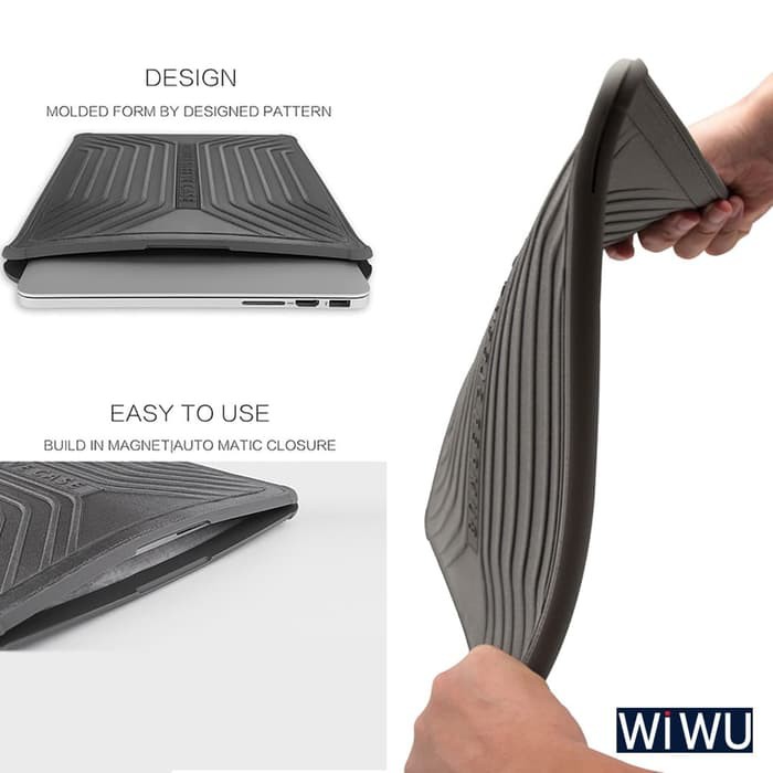 WIWU Sarung Macbook 13.3 inch Voyage Sleeve Bumper Case