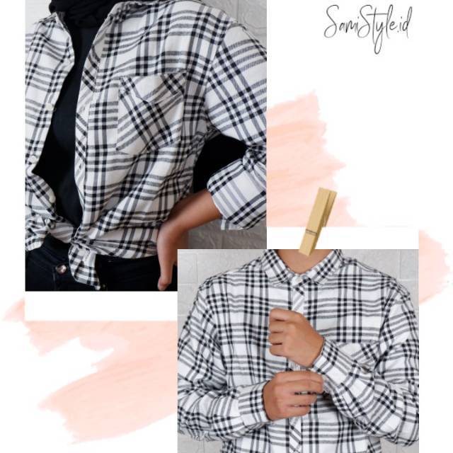 

Flanel Black Lines X-STAR