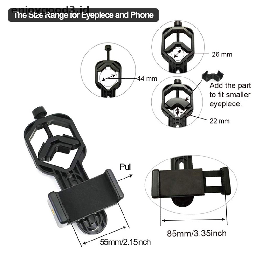 (Rready Stock) Adaptor Mounting Teropong Monokuler Universal Bahan Plastik (ID)