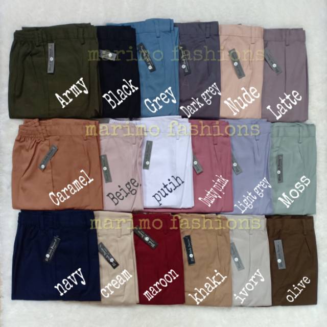 BAGGY PANTS JUMBO PREMIUM BB 55 KG - 90 KG CELANA KERJA WANITA JUMBO CELANA KANTOR WANITA JUMBO