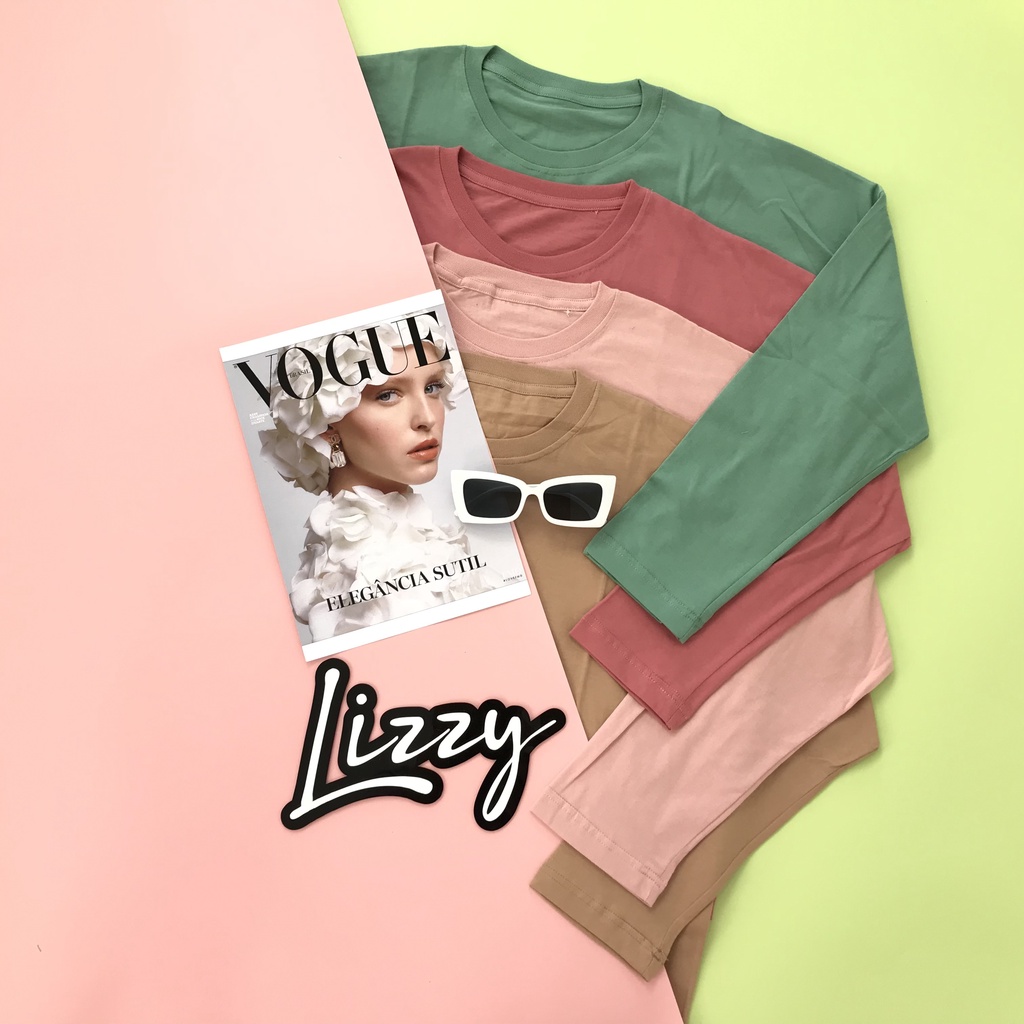 Lizzy - BASIC TEE LONG PASTEL