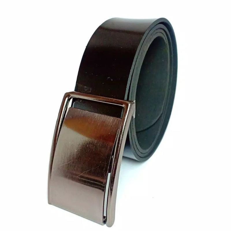 IKAT PINGGANG PRIA SILET HITAM POLOS STAINLEES BERKUALITAS BDT+FIBER JAVARINO